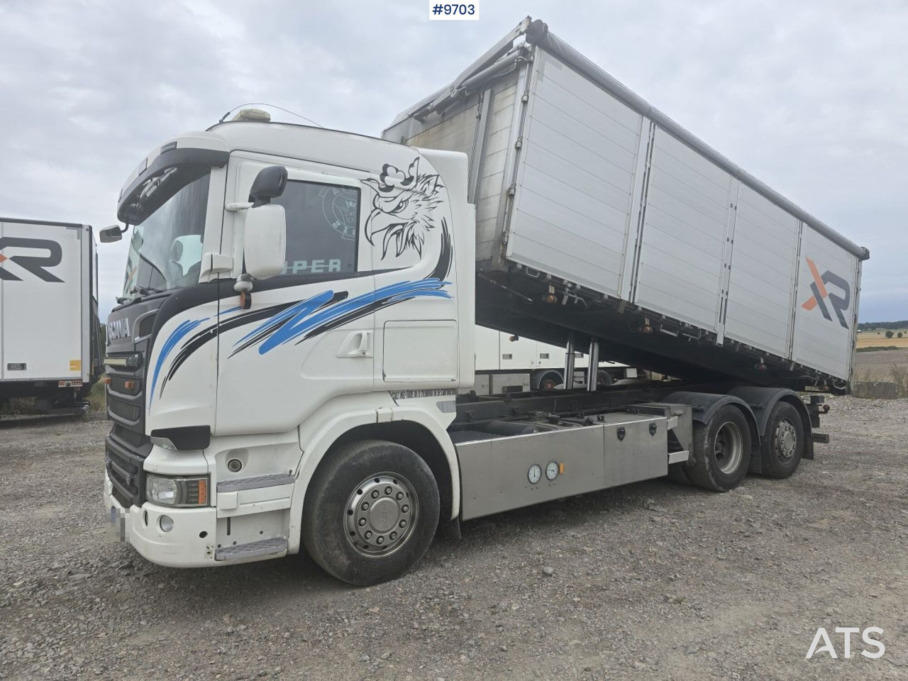 Grain truck Scania R580 (SEE VIDEO) - Truk jungkit: gambar 1 Grain truck Scania R580 (SEE VIDEO) - Truk jungkit: gambar 1