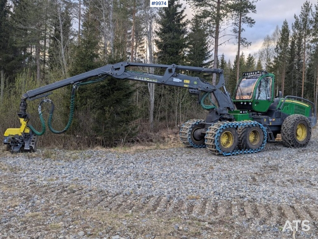 Harvester John Deere 1170G - Peralatan pemanen: gambar 1 Harvester John Deere 1170G - Peralatan pemanen: gambar 1