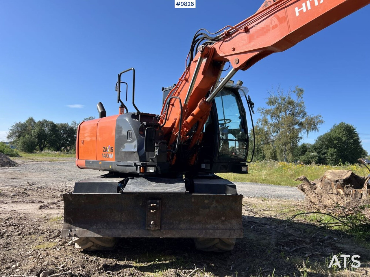 Hitachi ZX140 W-5B with rotor and planer bucket - Ekskavator roda: gambar 4 Hitachi ZX140 W-5B with rotor and planer bucket - Ekskavator roda: gambar 4