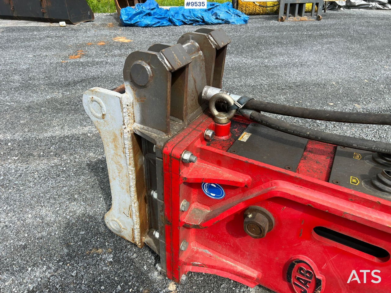 Palu hidrolik untuk Peralatan konstruksi JAB JB81 Hydraulic hammer S70: gambar 8