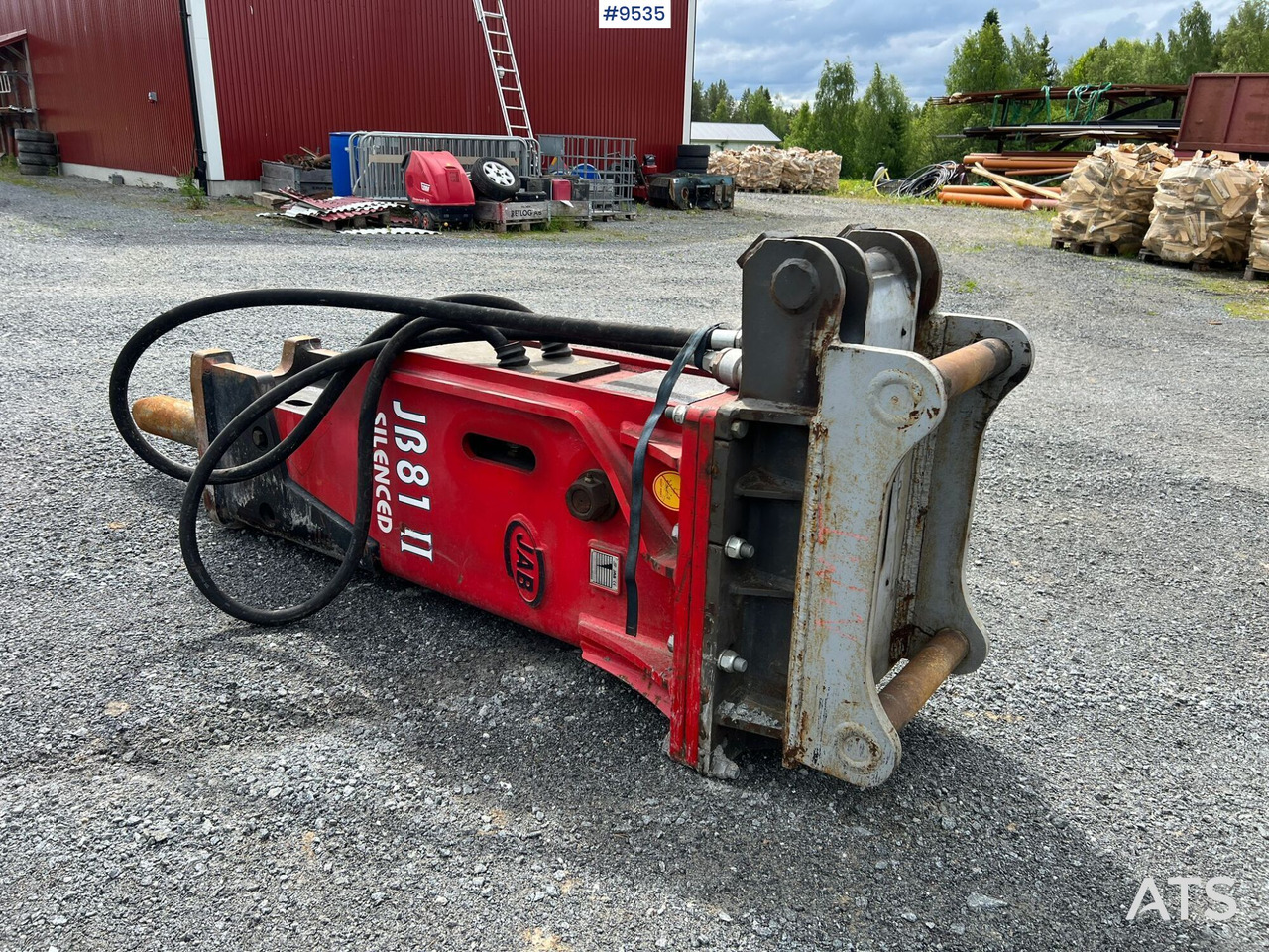 Palu hidrolik untuk Peralatan konstruksi JAB JB81 Hydraulic hammer S70: gambar 12