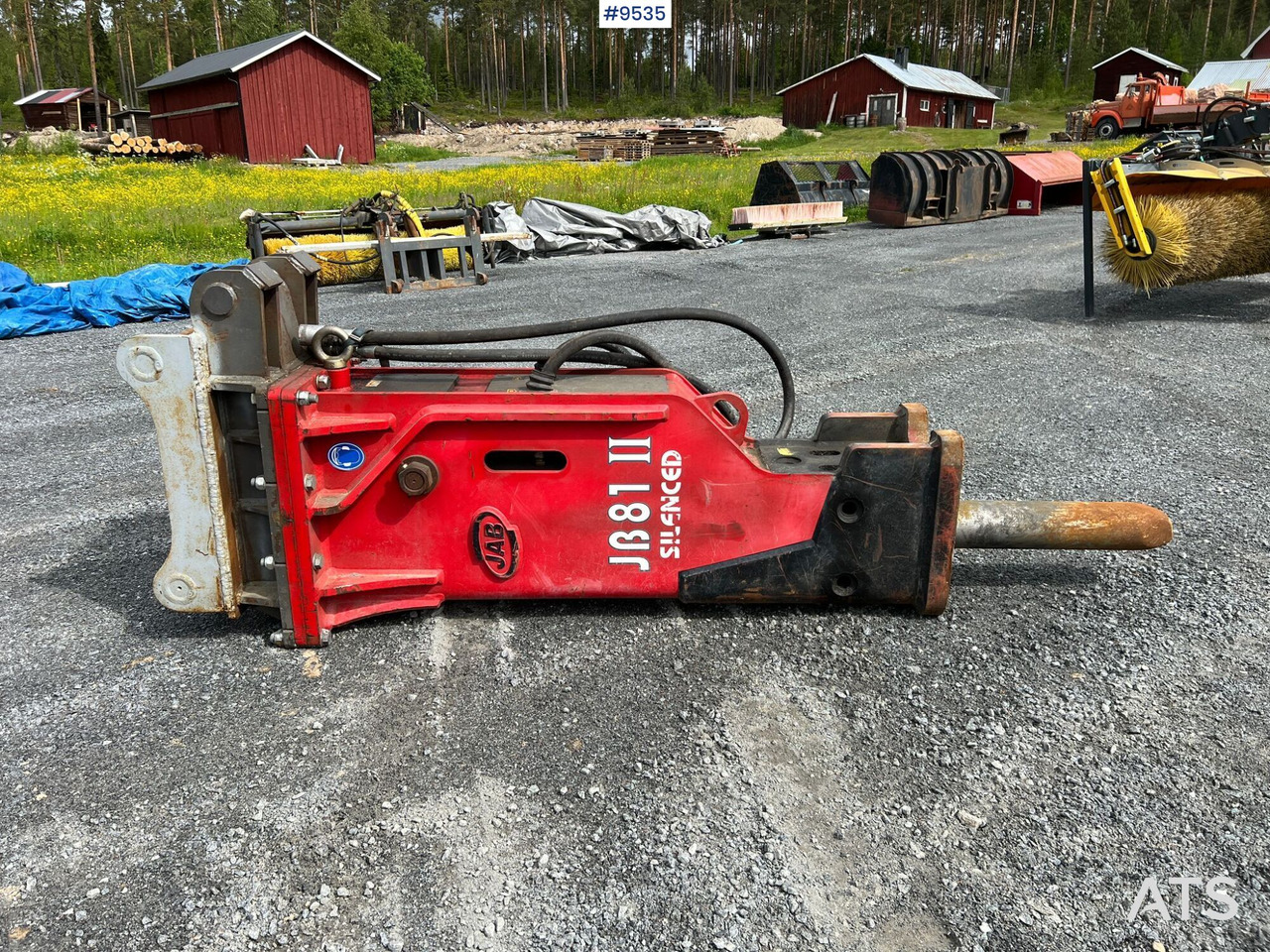 Palu hidrolik untuk Peralatan konstruksi JAB JB81 Hydraulic hammer S70: gambar 11