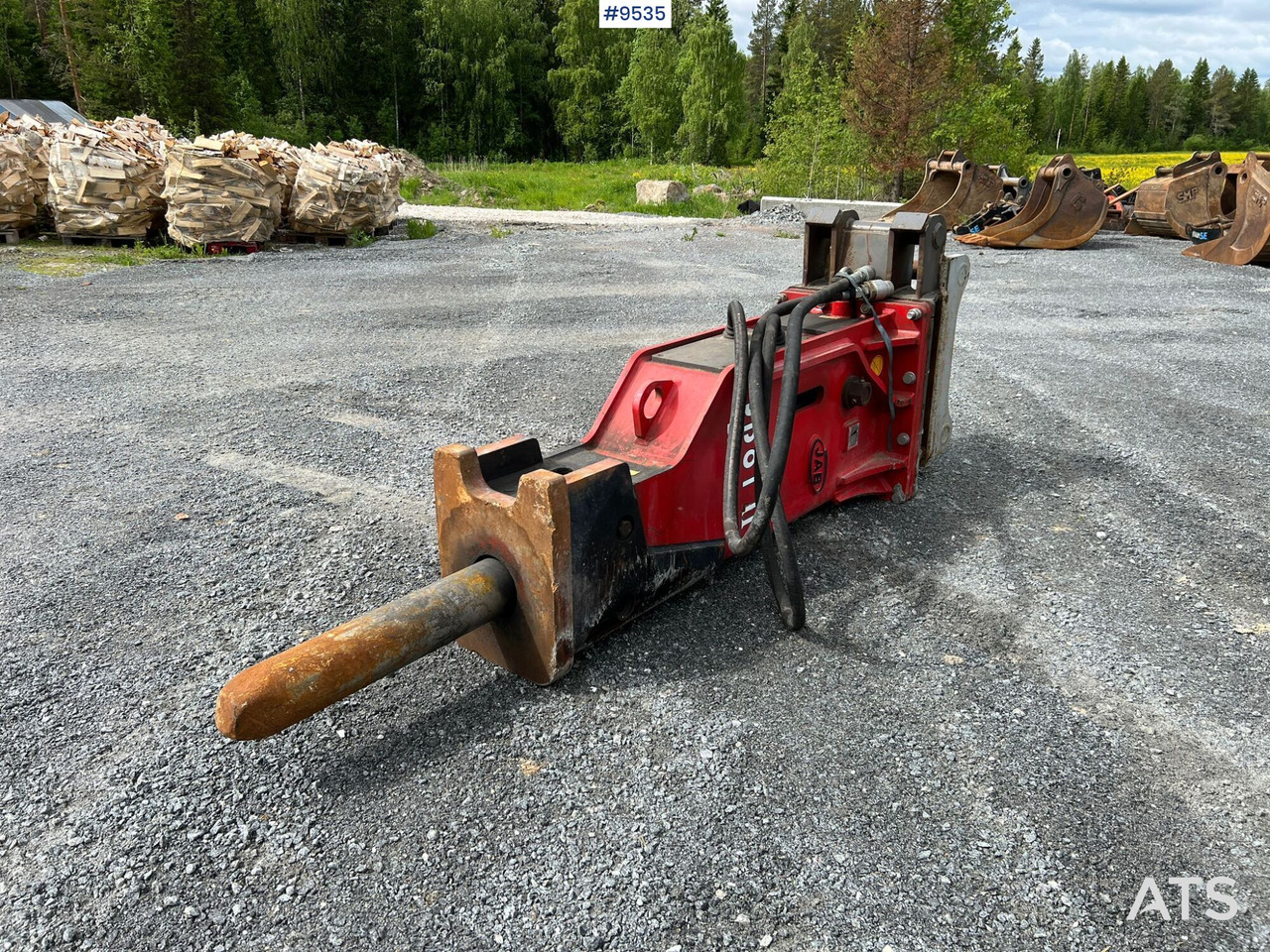 Palu hidrolik untuk Peralatan konstruksi JAB JB81 Hydraulic hammer S70: gambar 9