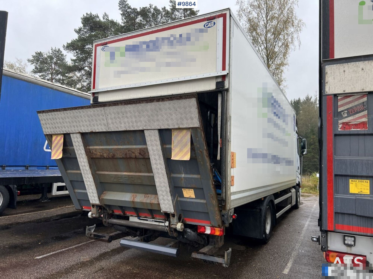 MERCEDES-BENZ ACTROS 963-0-A Box truck with tail lift - Truk box: gambar 3 MERCEDES-BENZ ACTROS 963-0-A Box truck with tail lift - Truk box: gambar 3