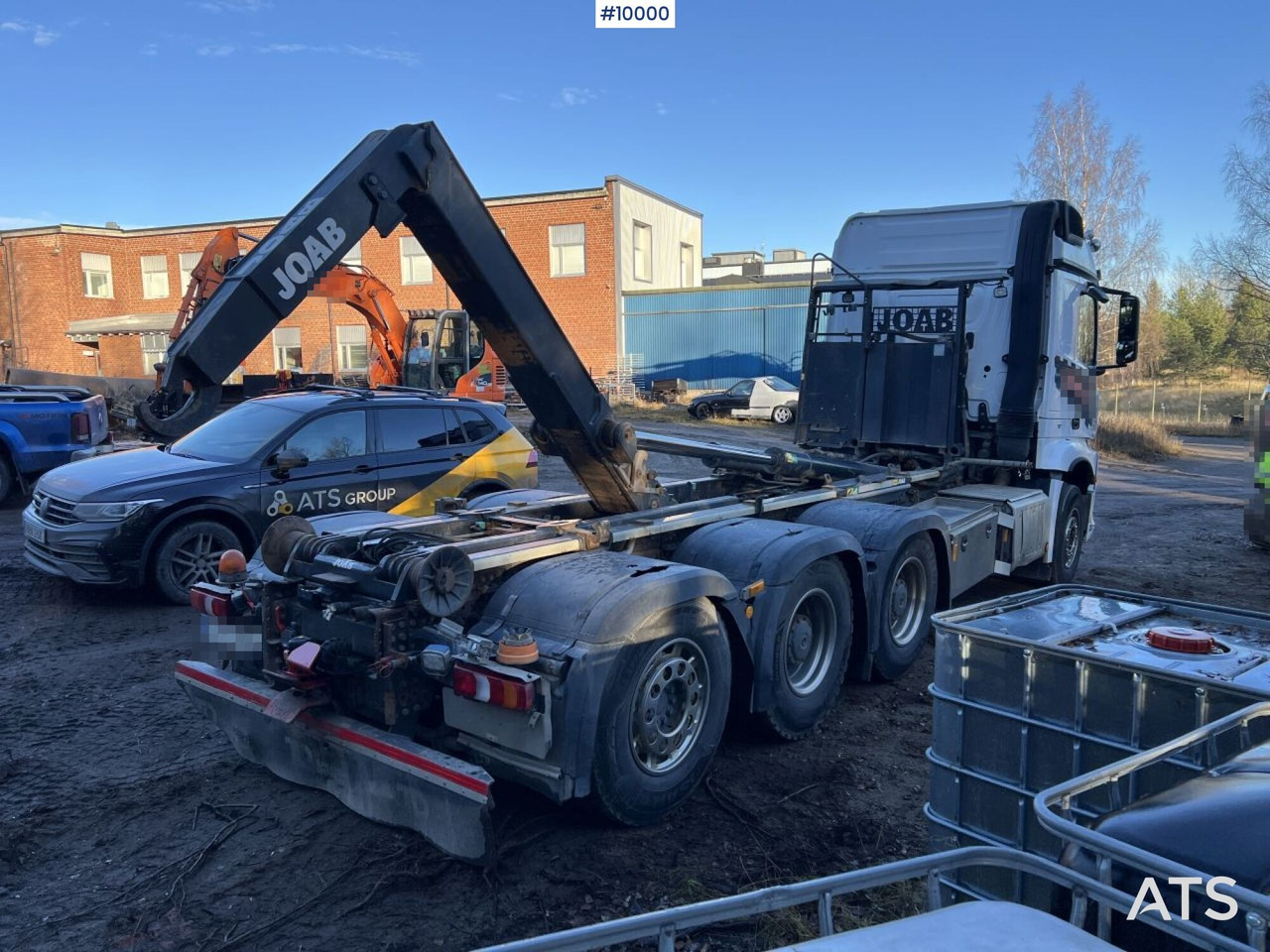 MERCEDES-BENZ AROCS 3251 Hook Truck with tridem body - Hook lift: gambar 3 MERCEDES-BENZ AROCS 3251 Hook Truck with tridem body - Hook lift: gambar 3