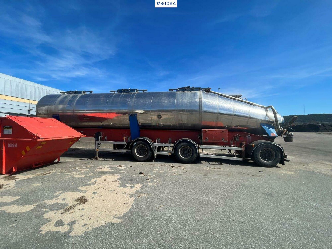 Magyar 10160 Tank trailer with tipp - Trailer tangki: gambar 3 Magyar 10160 Tank trailer with tipp - Trailer tangki: gambar 3