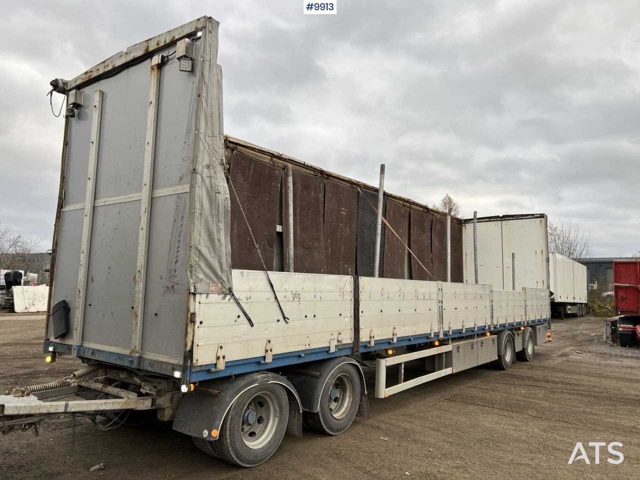 PARATOR SCV 18-20 Truck trailer with folding sides - Trailer flatbed: gambar 1 PARATOR SCV 18-20 Truck trailer with folding sides - Trailer flatbed: gambar 1