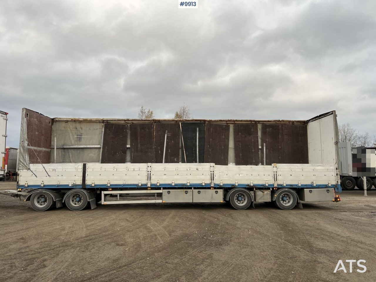 PARATOR SCV 18-20 Truck trailer with folding sides - Trailer flatbed: gambar 2 PARATOR SCV 18-20 Truck trailer with folding sides - Trailer flatbed: gambar 2