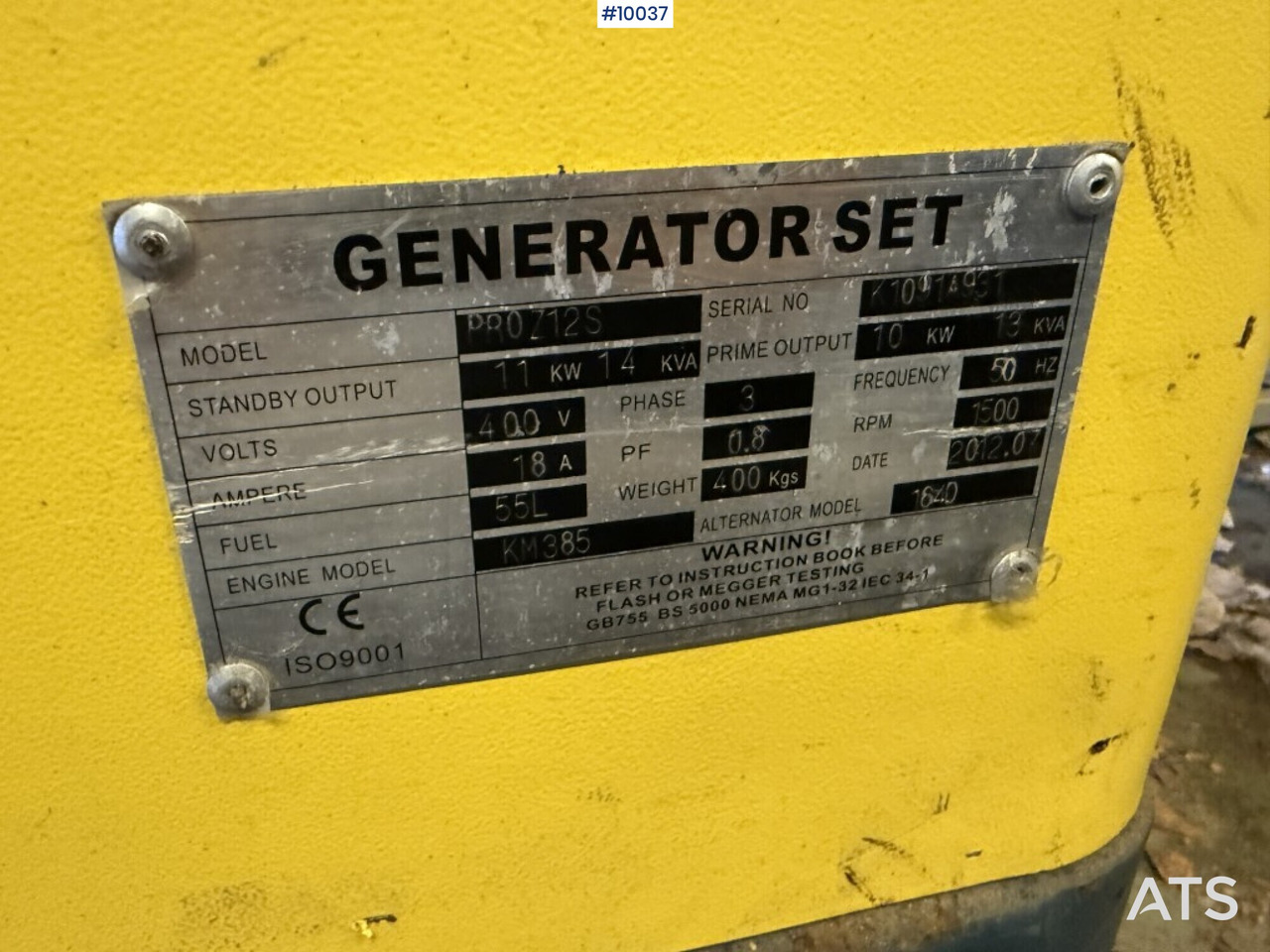 Power Plant Generator Set PRO Z12S - Genset: gambar 4 Power Plant Generator Set PRO Z12S - Genset: gambar 4
