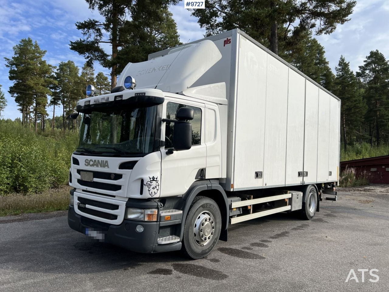 SCANIA P280 Box truck with tail lift - Truk box: gambar 1 SCANIA P280 Box truck with tail lift - Truk box: gambar 1