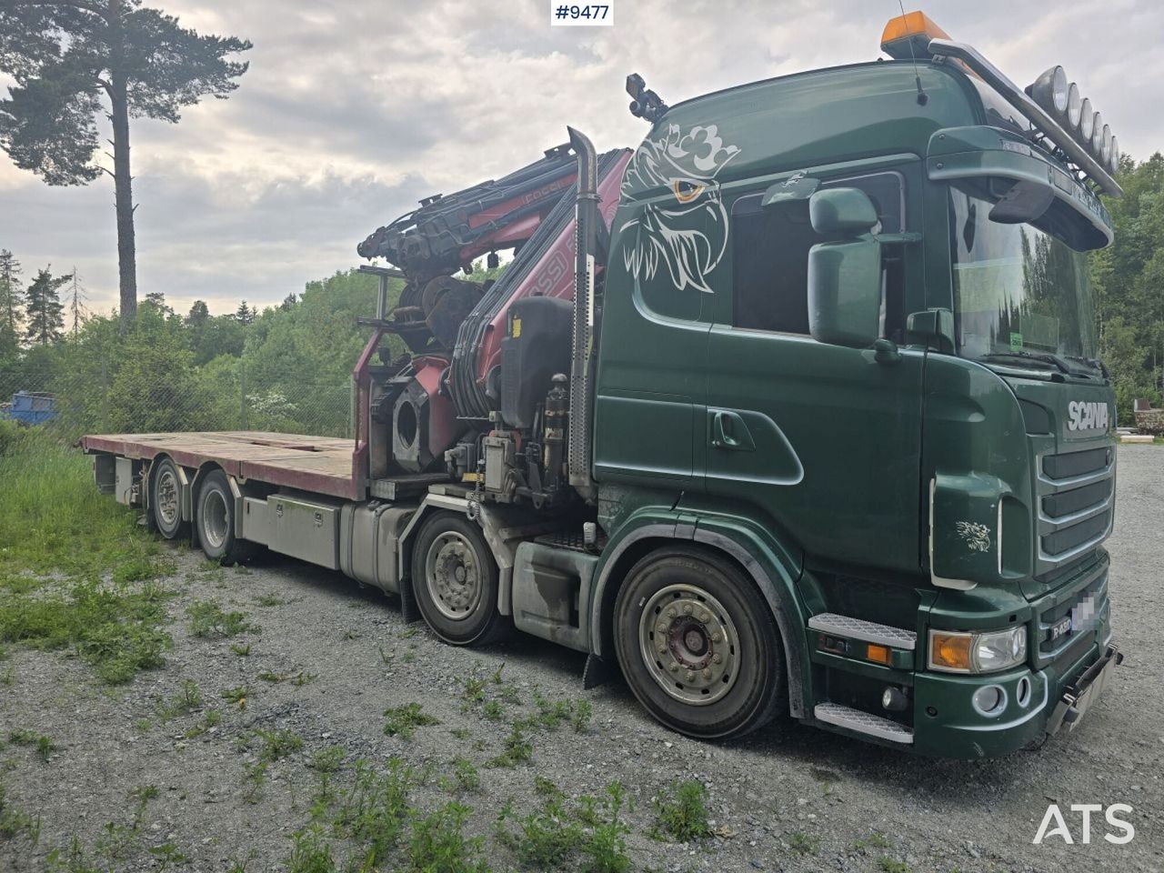 Scania Crane Truck Fassi F950XP - Truk flatbed, Truk derek: gambar 2 Scania Crane Truck Fassi F950XP - Truk flatbed, Truk derek: gambar 2