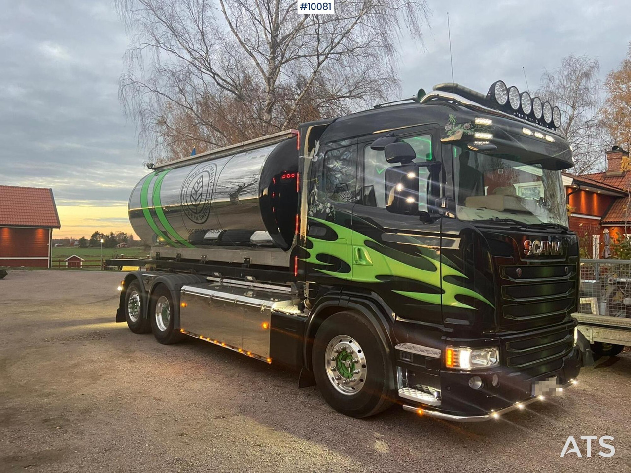 Scania G450 Hooklift Truck with tank body and tank trailer - Truk tangki: gambar 1 Scania G450 Hooklift Truck with tank body and tank trailer - Truk tangki: gambar 1