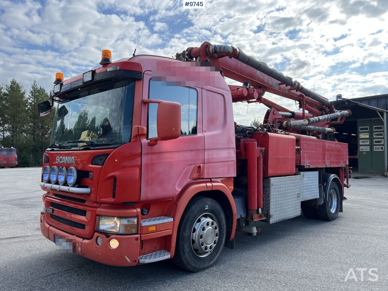 Scania P230 with Concrete pump - Truk pompa beton: gambar 1 Scania P230 with Concrete pump - Truk pompa beton: gambar 1