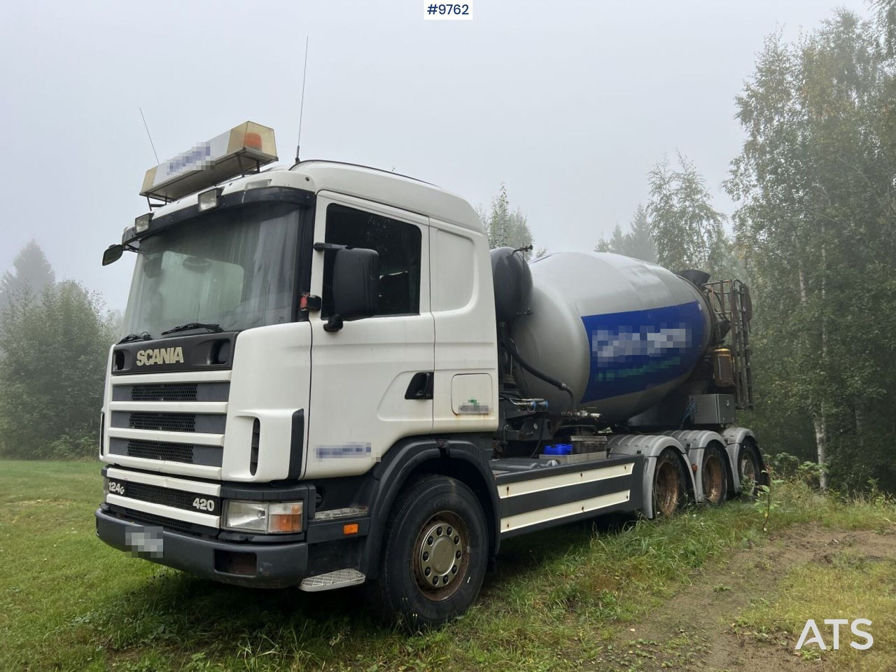 Scania R124 Tridem Concrete Truck - Truk pengaduk beton: gambar 1 Scania R124 Tridem Concrete Truck - Truk pengaduk beton: gambar 1