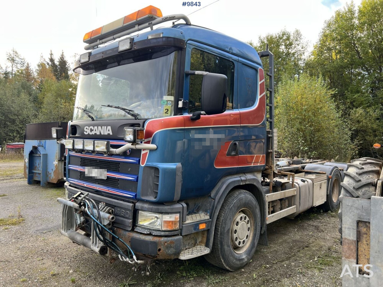 Scania R144 Hook Truck with plow equipment - Hook lift: gambar 1 Scania R144 Hook Truck with plow equipment - Hook lift: gambar 1