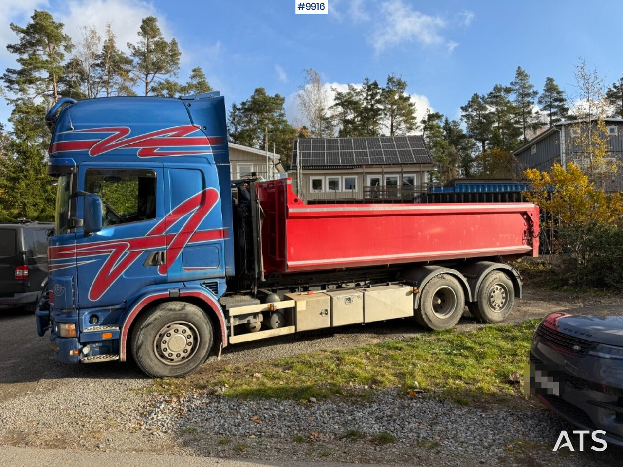 Scania R164 580 6X2 truck with flatbed - Truk flatbed: gambar 3 Scania R164 580 6X2 truck with flatbed - Truk flatbed: gambar 3