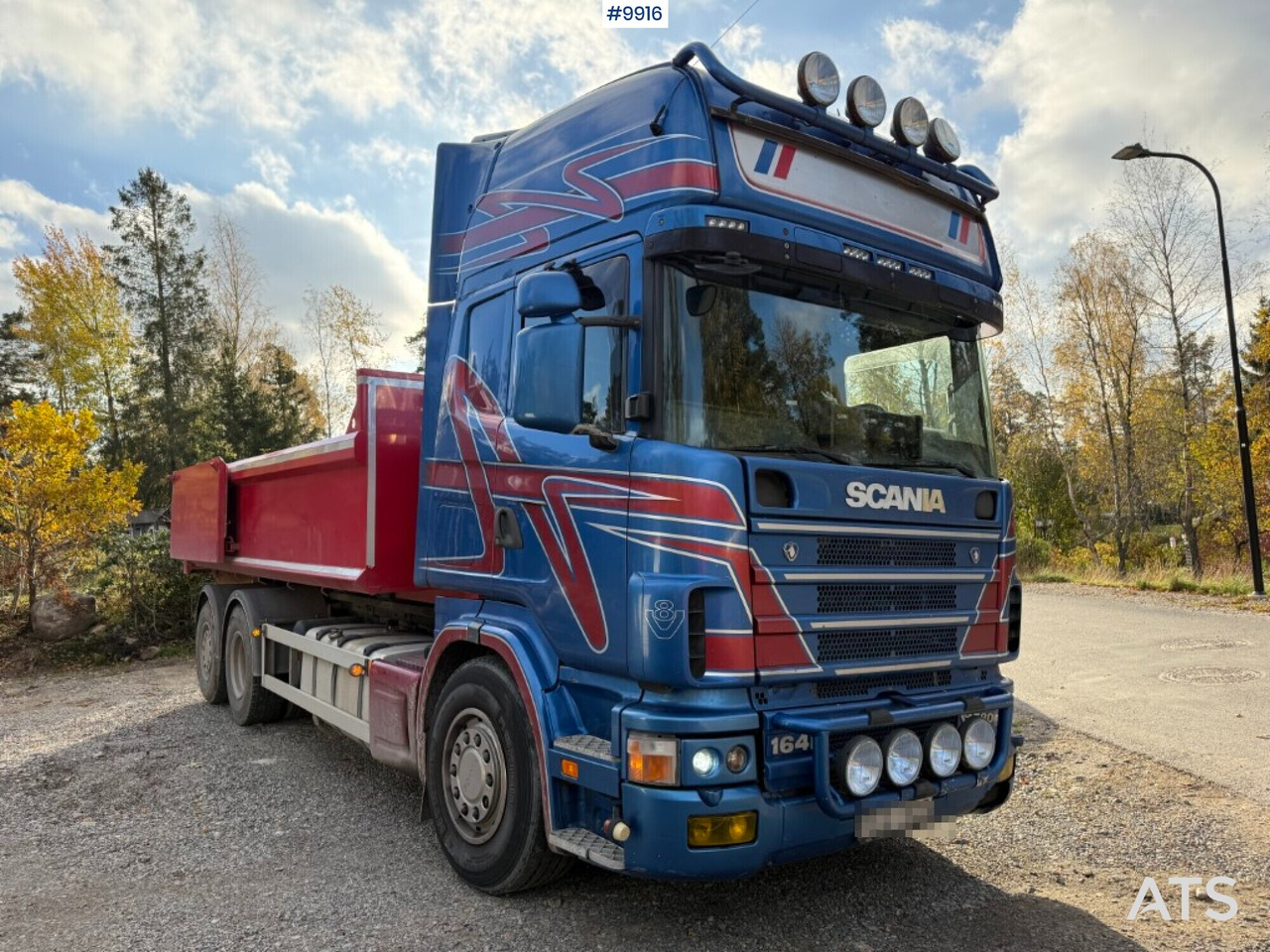 Scania R164 580 6X2 truck with flatbed - Truk flatbed: gambar 2 Scania R164 580 6X2 truck with flatbed - Truk flatbed: gambar 2
