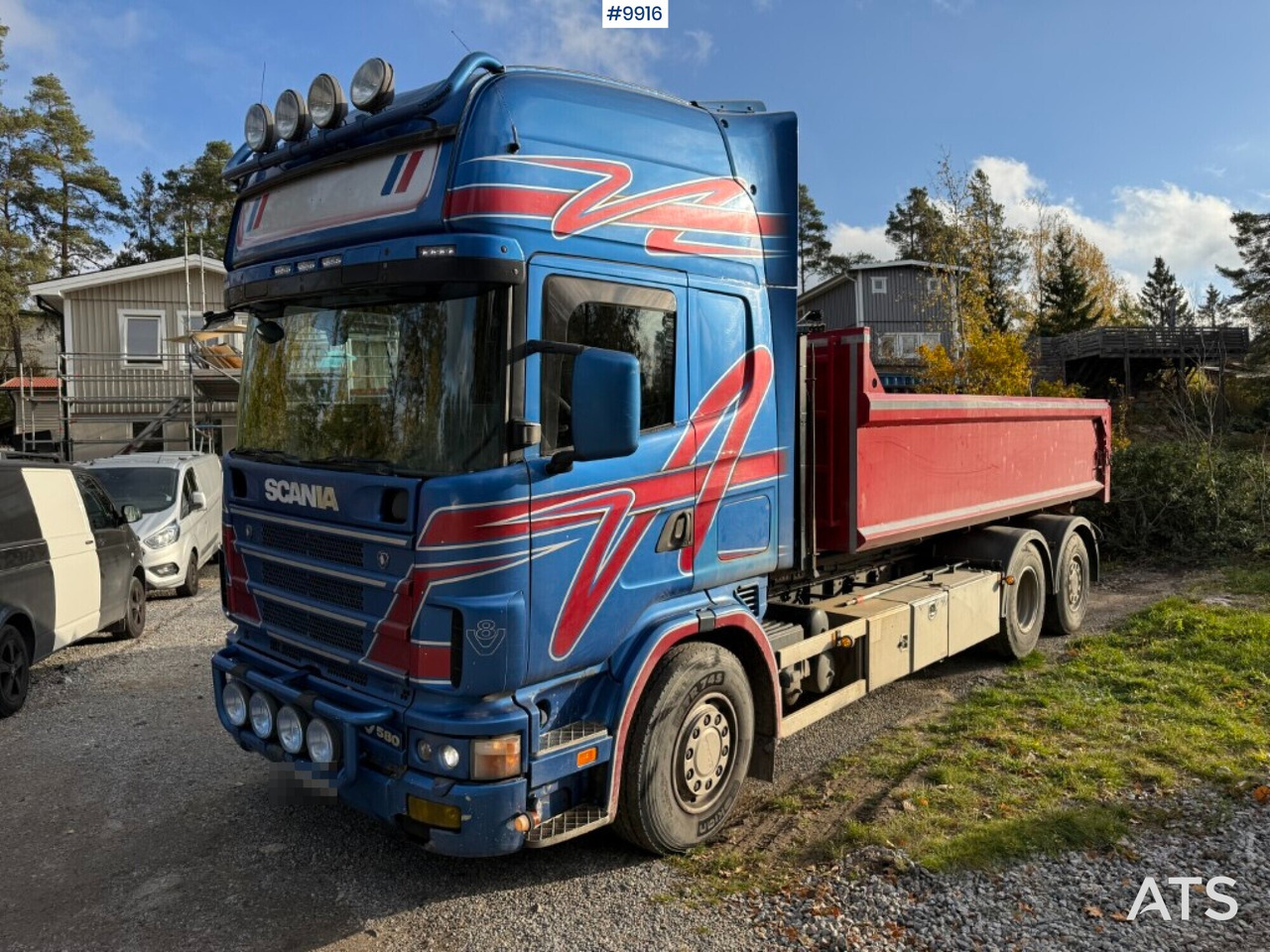 Scania R164 580 6X2 truck with flatbed - Truk flatbed: gambar 1 Scania R164 580 6X2 truck with flatbed - Truk flatbed: gambar 1