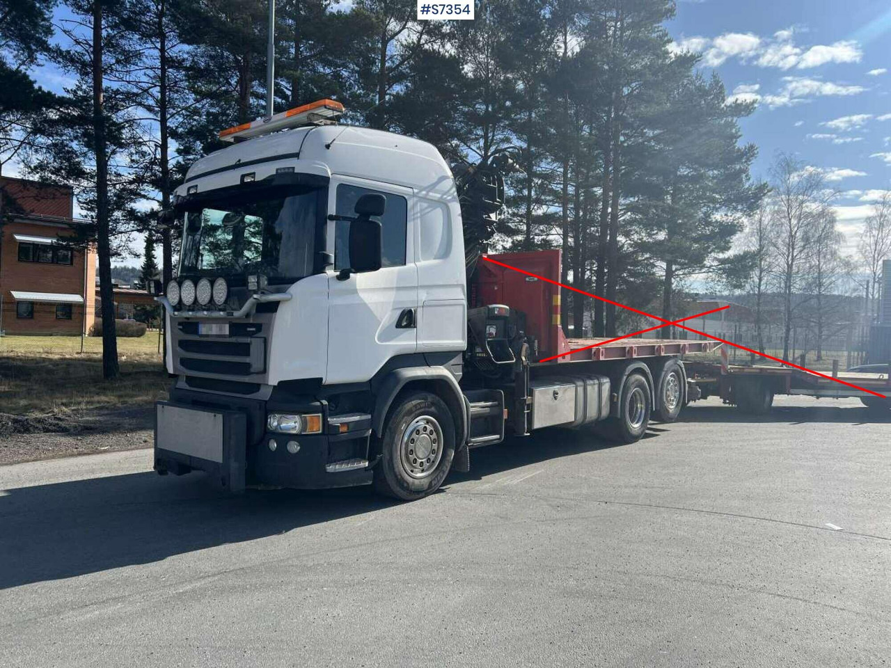 Scania R410 LB 6x2 Crane truck with Hiab crane and multilift axle - Hook lift, Truk derek: gambar 1 Scania R410 LB 6x2 Crane truck with Hiab crane and multilift axle - Hook lift, Truk derek: gambar 1
