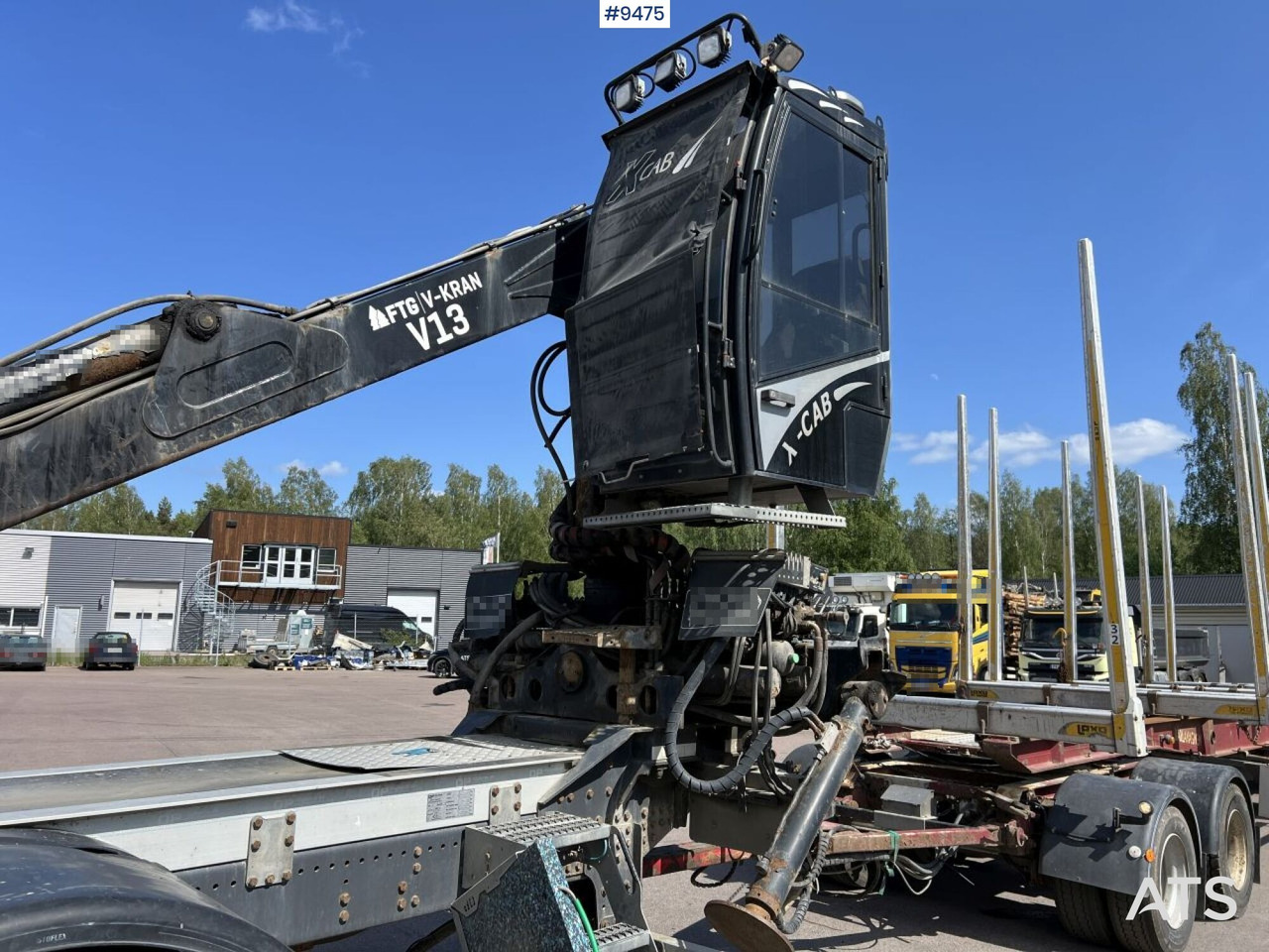 Scania R580 Timmerbil med kran och släp, Timmerekipage - Truk logging: gambar 5 Scania R580 Timmerbil med kran och släp, Timmerekipage - Truk logging: gambar 5