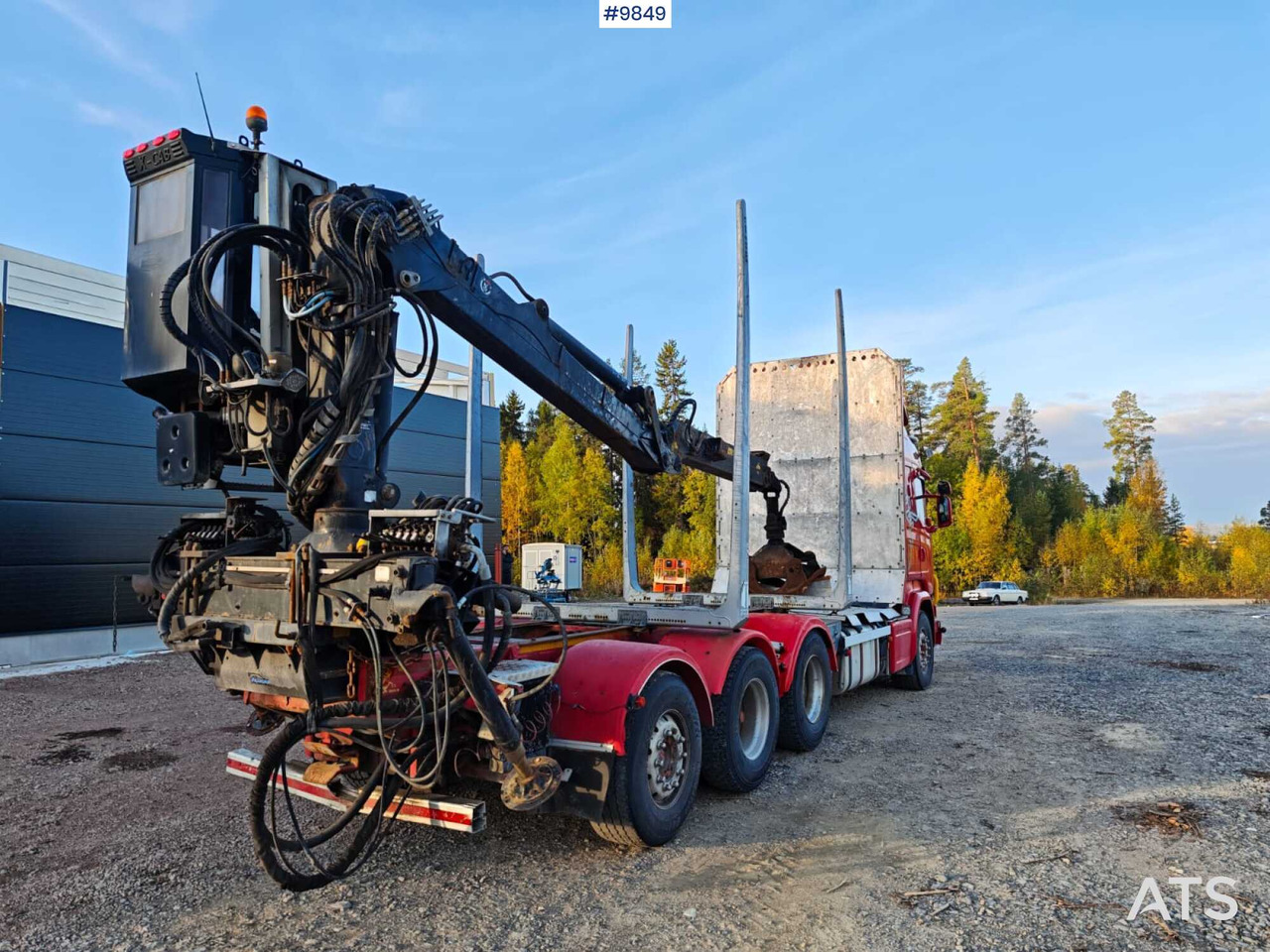 Scania R730 Tridem Timber Truck with Loglift F125S Crane (VIDEO) - Truk logging, Truk derek: gambar 5 Scania R730 Tridem Timber Truck with Loglift F125S Crane (VIDEO) - Truk logging, Truk derek: gambar 5