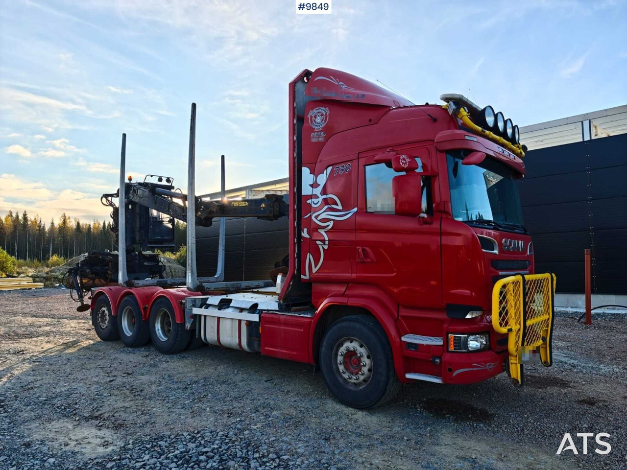 Scania R730 Tridem Timber Truck with Loglift F125S Crane (VIDEO) - Truk logging, Truk derek: gambar 2 Scania R730 Tridem Timber Truck with Loglift F125S Crane (VIDEO) - Truk logging, Truk derek: gambar 2
