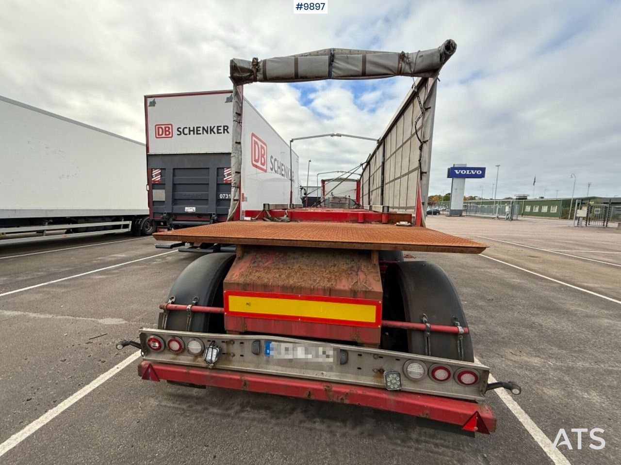 Specialtrailer HRD SPLB4N - Semi-trailer dengan terpal samping: gambar 4 Specialtrailer HRD SPLB4N - Semi-trailer dengan terpal samping: gambar 4
