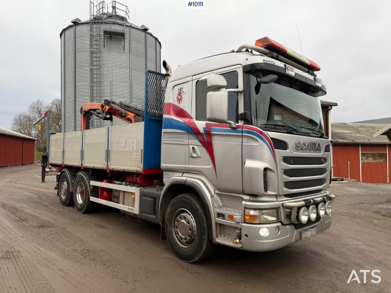 Tipper and crane truck Scania G400 with Palfinger PK 18002-EH rear-mounted crane - Truk flatbed, Truk derek: gambar 5 Tipper and crane truck Scania G400 with Palfinger PK 18002-EH rear-mounted crane - Truk flatbed, Truk derek: gambar 5