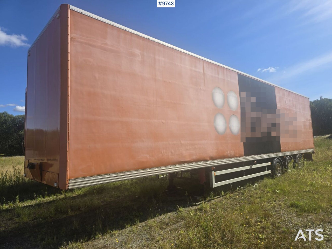 Trailer Ekeri Openable right side - Semi-trailer kotak tertutup: gambar 3 Trailer Ekeri Openable right side - Semi-trailer kotak tertutup: gambar 3