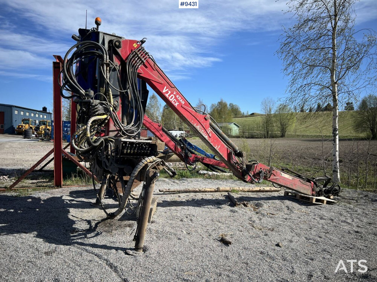 V-kran V10CX,96 - Timber crane, logging crane - Derek pemuat untuk Truk: gambar 2 V-kran V10CX,96 - Timber crane, logging crane - Derek pemuat untuk Truk: gambar 2