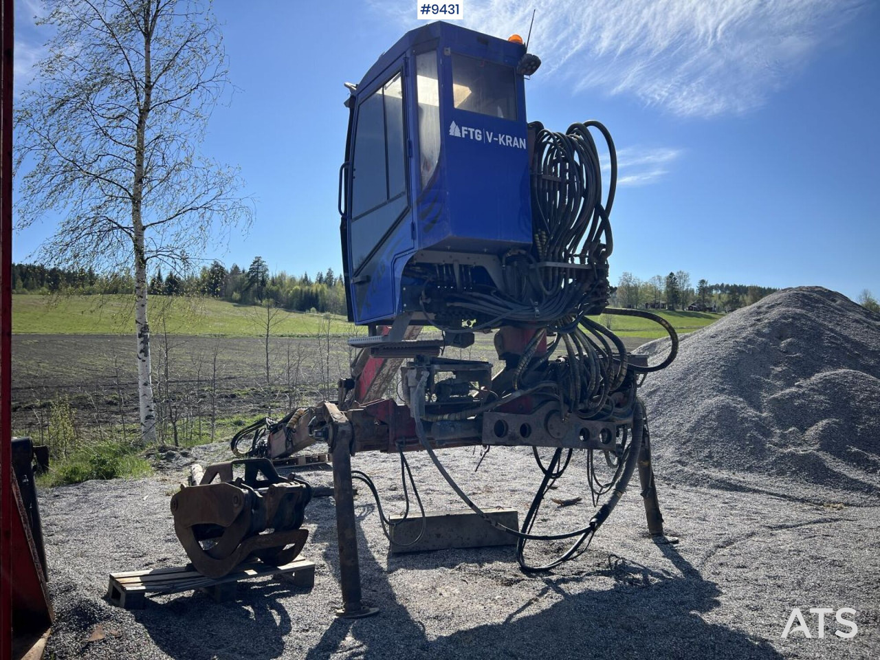 V-kran V10CX,96 - Timber crane, logging crane - Derek pemuat untuk Truk: gambar 3 V-kran V10CX,96 - Timber crane, logging crane - Derek pemuat untuk Truk: gambar 3