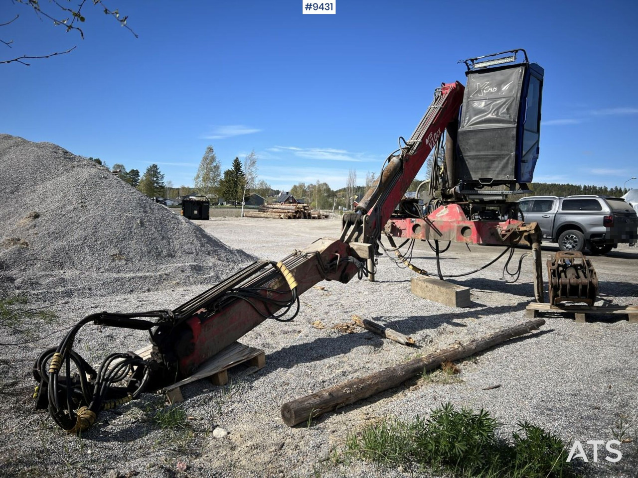 V-kran V10CX,96 - Timber crane, logging crane - Derek pemuat untuk Truk: gambar 1 V-kran V10CX,96 - Timber crane, logging crane - Derek pemuat untuk Truk: gambar 1