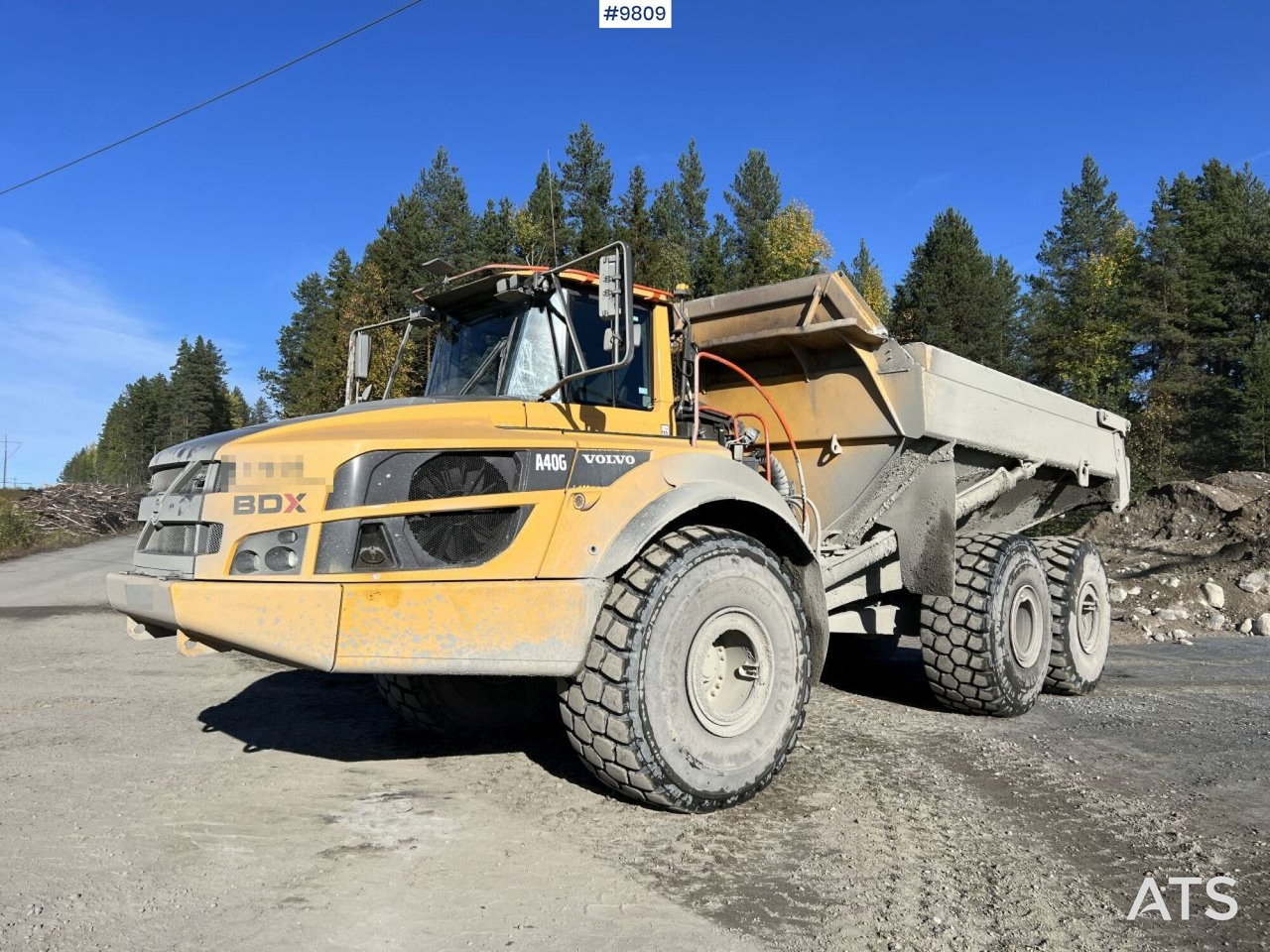 Volvo A40G dump truck - Tempat sampah artikulasi: gambar 2 Volvo A40G dump truck - Tempat sampah artikulasi: gambar 2