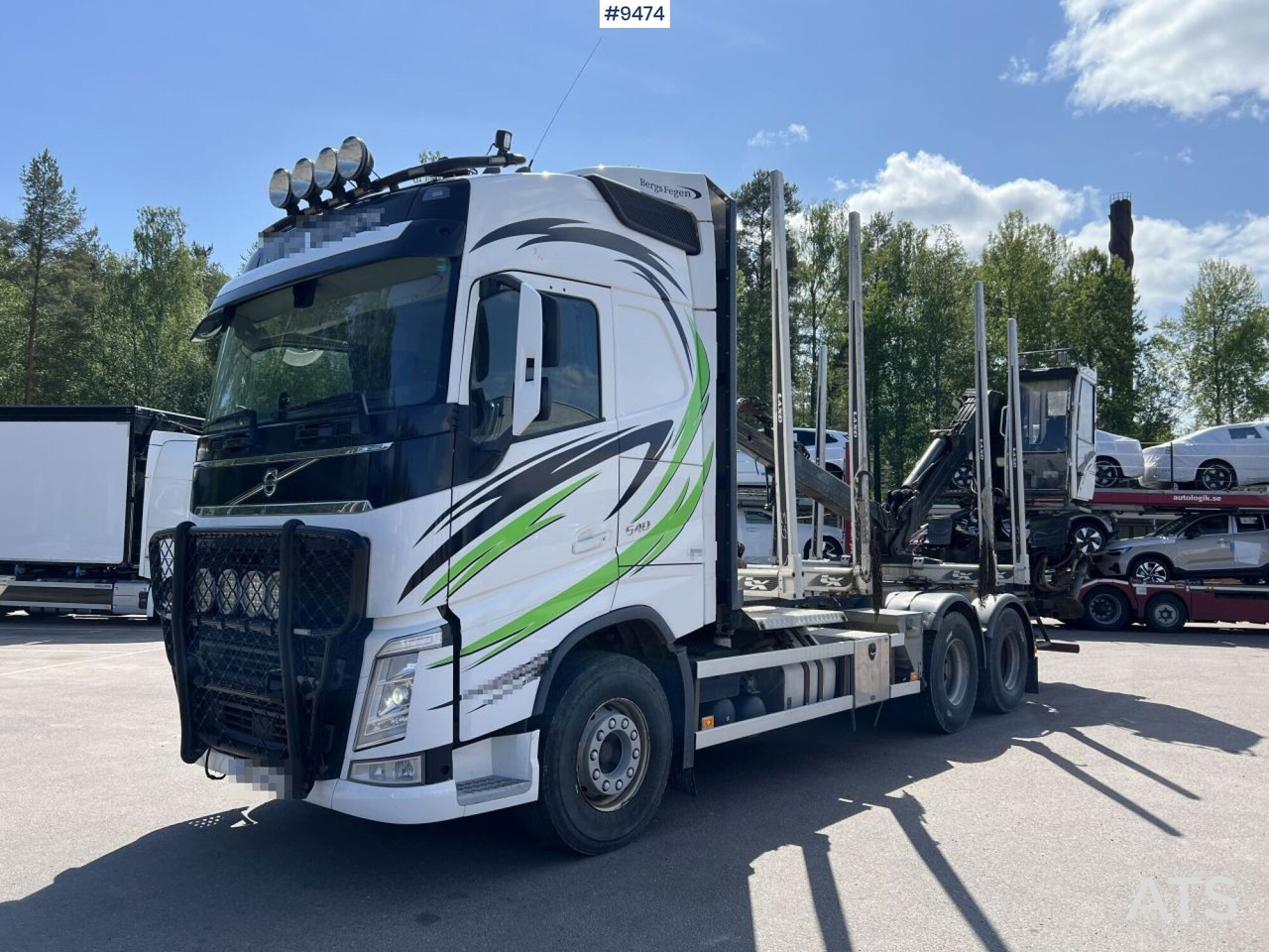 Volvo FH13 Logging truck with Loglift 105S crane - Truk logging: gambar 1 Volvo FH13 Logging truck with Loglift 105S crane - Truk logging: gambar 1