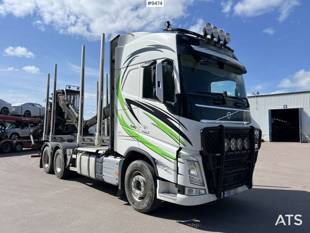 Volvo FH13 Logging truck with Loglift 105S crane - Truk logging, Truk derek: gambar 1 Volvo FH13 Logging truck with Loglift 105S crane - Truk logging, Truk derek: gambar 1