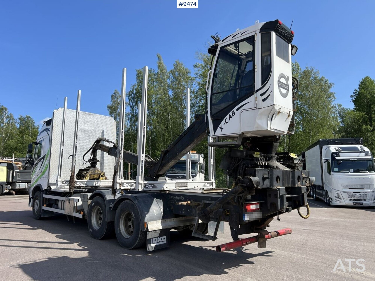 Volvo FH13 Logging truck with Loglift 105S crane - Truk logging, Truk derek: gambar 5 Volvo FH13 Logging truck with Loglift 105S crane - Truk logging, Truk derek: gambar 5