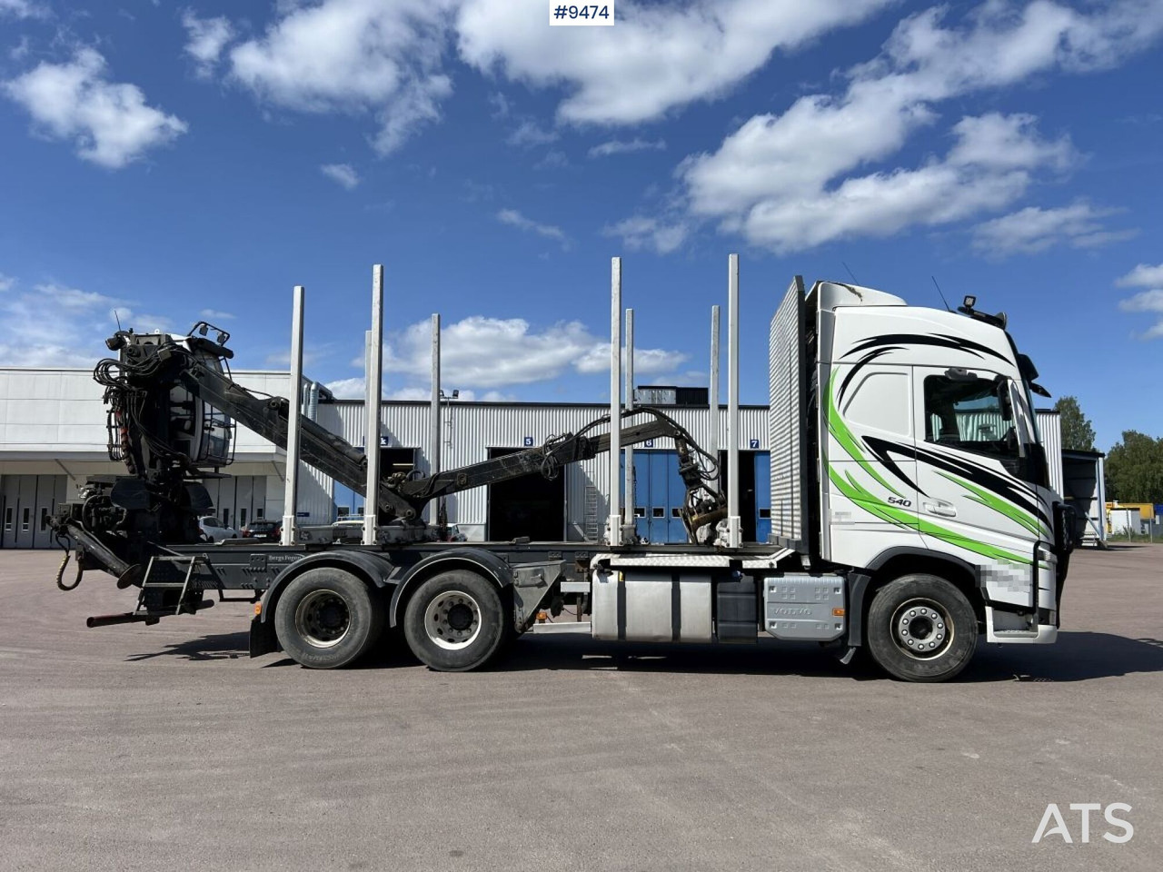 Volvo FH13 Logging truck with Loglift 105S crane - Truk logging, Truk derek: gambar 4 Volvo FH13 Logging truck with Loglift 105S crane - Truk logging, Truk derek: gambar 4