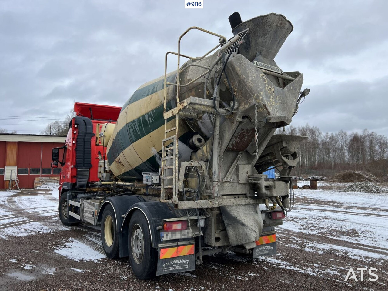 Truk pengaduk beton Volvo FM 6X2 Quick lock with concrete rotator (VIDEO): gambar 7