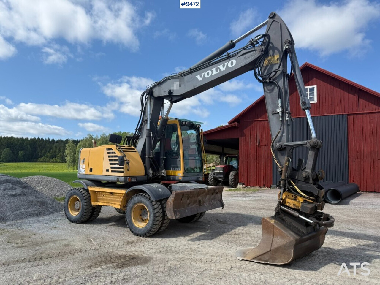 Wheel excavator Volvo EW160B, Tiltrotator - Ekskavator roda: gambar 1 Wheel excavator Volvo EW160B, Tiltrotator - Ekskavator roda: gambar 1