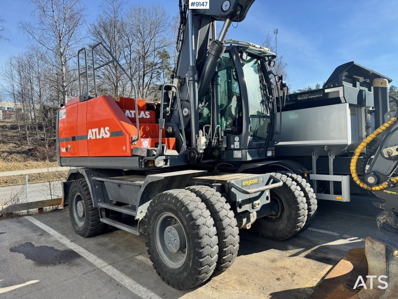 Ekskavator roda Wheeled excavator Atlas 160W: gambar 9