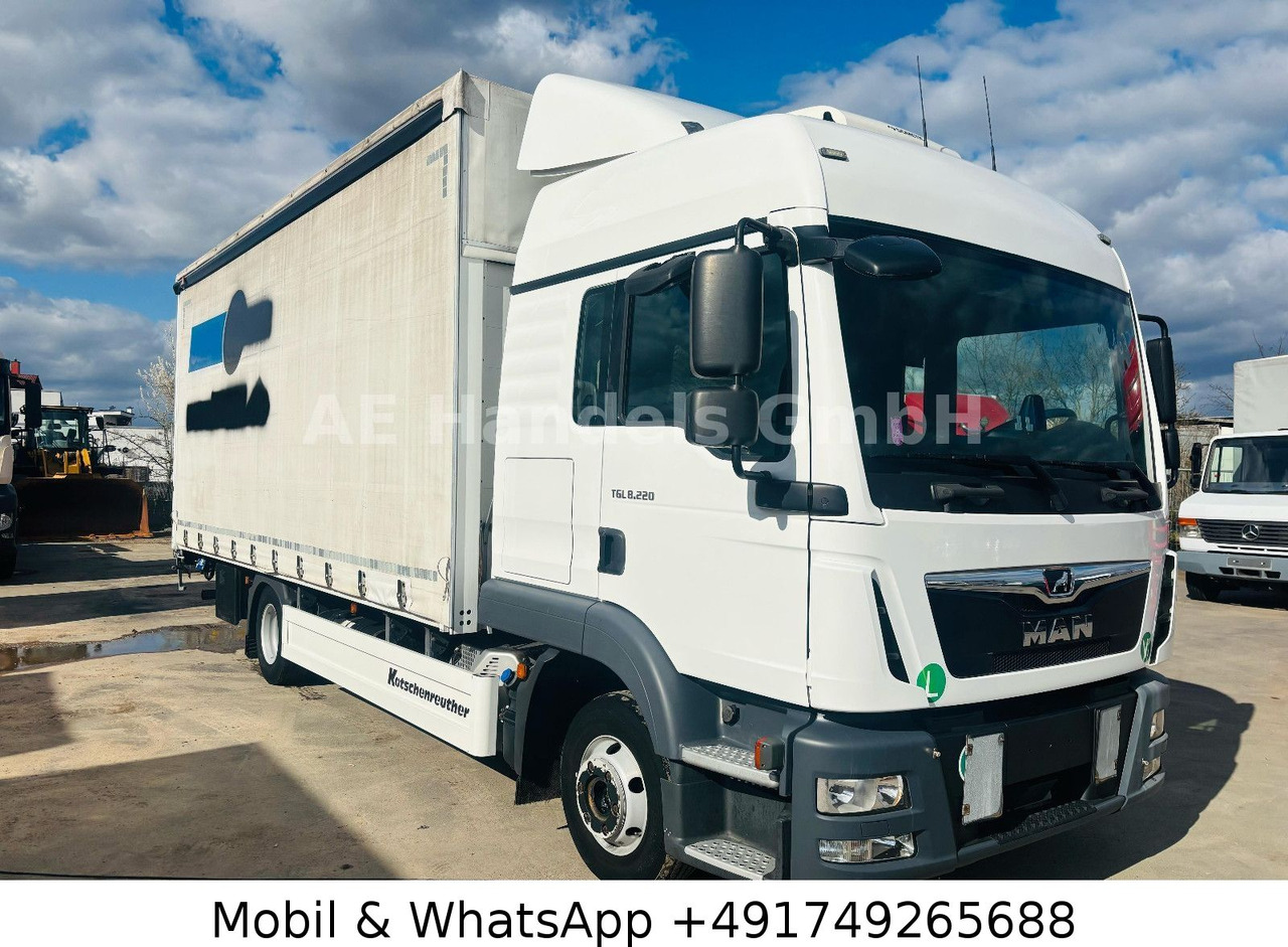 MAN TGL 8.220 LX BL *Edscha/LBW/Standklima/Alcoa/AHK - Van dengan terpal samping: gambar 1 MAN TGL 8.220 LX BL *Edscha/LBW/Standklima/Alcoa/AHK - Van dengan terpal samping: gambar 1