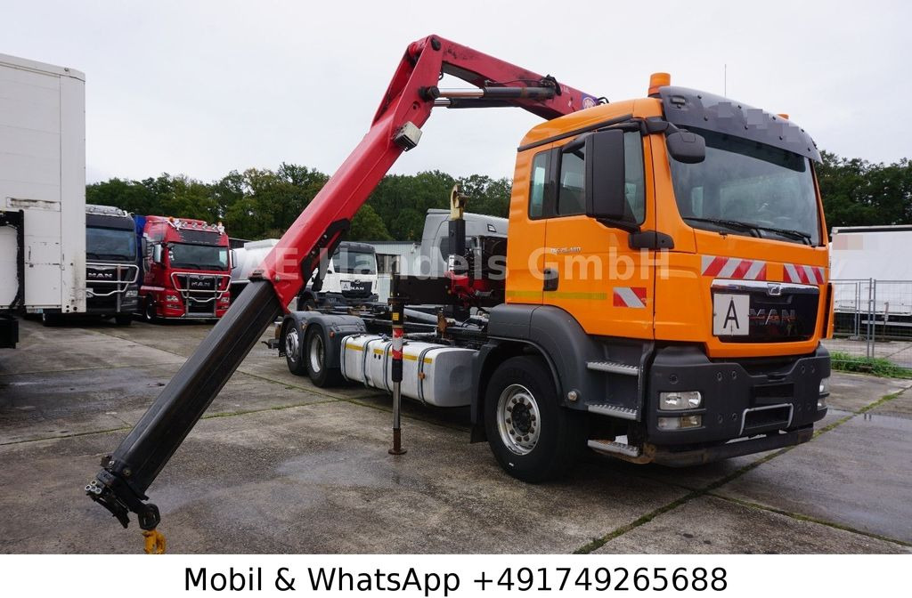 MAN TGS 26.400 BL *Hyva-20.60S/HMF-1444-22/Lenk+Lift MAN TGS 26.400 BL *Hyva-20.60S/HMF-1444-22/Lenk+Lift - Hook lift, Truk derek: gambar 1 MAN TGS 26.400 BL *Hyva-20.60S/HMF-1444-22/Lenk+Lift MAN TGS 26.400 BL *Hyva-20.60S/HMF-1444-22/Lenk+Lift - Hook lift, Truk derek: gambar 1