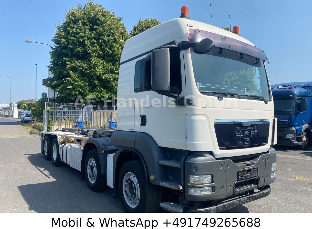 MAN TGS 35.440 XLX BL 8x2 Silo *Retarder/Lenk+Lift - Hook lift, Truk derek: gambar 1 MAN TGS 35.440 XLX BL 8x2 Silo *Retarder/Lenk+Lift - Hook lift, Truk derek: gambar 1