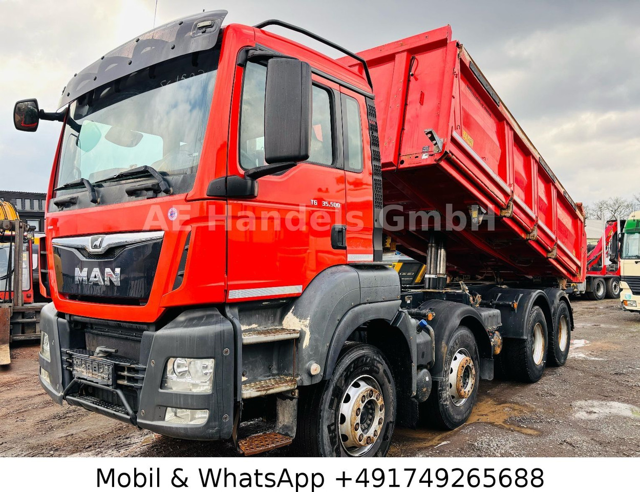 MAN TGS 35.500 M BB 8x4 *Intarder/Bordmatik/16m³/AP - Truk jungkit: gambar 1 MAN TGS 35.500 M BB 8x4 *Intarder/Bordmatik/16m³/AP - Truk jungkit: gambar 1