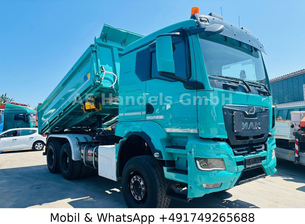 Truk jungkit MAN TGX 26.500 GN BB 6x4 *MEILLER-12m³/Bordmatik/AP: gambar 10