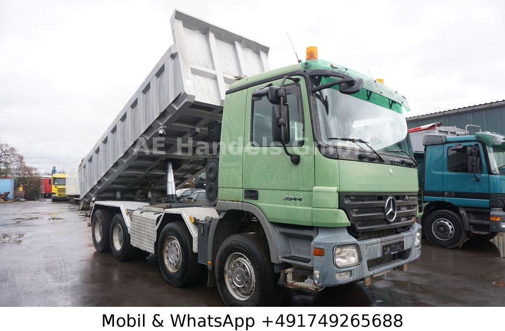 Mercedes-Benz Actros II 3244 8x4 BB Meiller *Bordmatik/3-Pedal - Truk jungkit: gambar 1 Mercedes-Benz Actros II 3244 8x4 BB Meiller *Bordmatik/3-Pedal - Truk jungkit: gambar 1