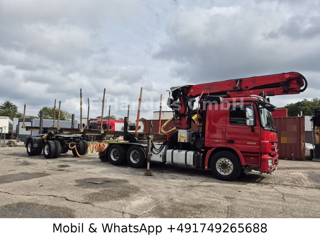 Mercedes-Benz Actros III 2660 L BL 6x4 *Retarder/AP/Palfinger Mercedes-Benz Actros III 2660 L BL 6x4 *Retarder/AP/Palfinger - Truk logging: gambar 2 Mercedes-Benz Actros III 2660 L BL 6x4 *Retarder/AP/Palfinger Mercedes-Benz Actros III 2660 L BL 6x4 *Retarder/AP/Palfinger - Truk logging: gambar 2