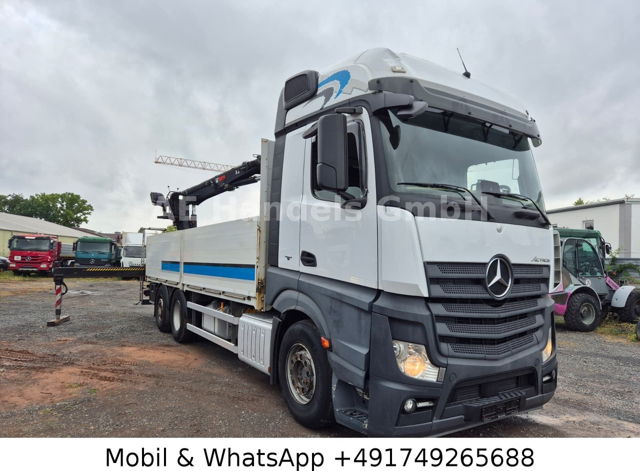 Mercedes-Benz Actros IV 2646 L LL 6x2 *Retarder/Hiab-177K-Pro - Truk flatbed, Truk derek: gambar 3 Mercedes-Benz Actros IV 2646 L LL 6x2 *Retarder/Hiab-177K-Pro - Truk flatbed, Truk derek: gambar 3