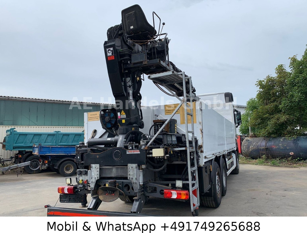 Mercedes-Benz Actros IV 2646 L LL 6x2 *Retarder/Hiab-177K-Pro - Truk flatbed, Truk derek: gambar 5 Mercedes-Benz Actros IV 2646 L LL 6x2 *Retarder/Hiab-177K-Pro - Truk flatbed, Truk derek: gambar 5