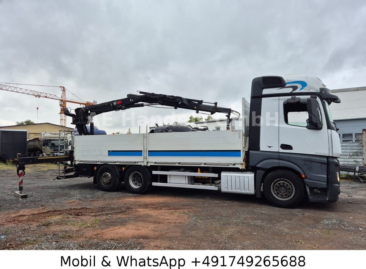 Mercedes-Benz Actros IV 2646 L LL 6x2 *Retarder/Hiab-177K-Pro - Truk flatbed, Truk derek: gambar 4 Mercedes-Benz Actros IV 2646 L LL 6x2 *Retarder/Hiab-177K-Pro - Truk flatbed, Truk derek: gambar 4